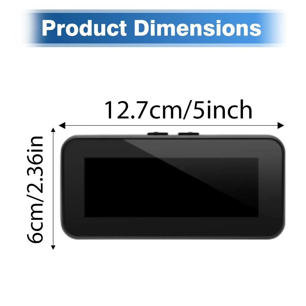 GPS Smart Inclinometer Car Digital Display Dash Dashboard Tilt Pitch Angle inclinometro Auto HUD Intelligent Slope Meter