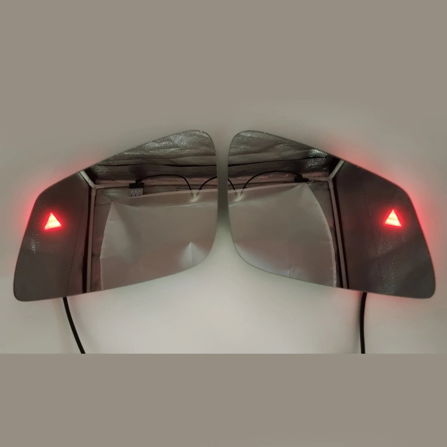 BSD Lens Light Car Blind Spot Monitoring System Alarm Radar Safety Driving Ultrasonic Sensor Distance Assist Lane Changing Tool