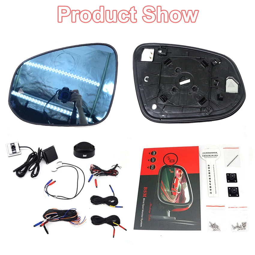 Car Alarm Mirror Blind Spot Monitoring System BSD BSA BSM Driving Change Lane Aided For Honda Jade 2017 to 2022 Smart Car System