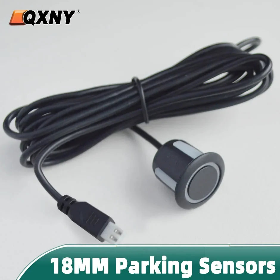 18MM Ultrasonic Reverse Parking Sensor  Backup Radar System Parktronic Probe,Color Options (Black/Red/Blue/Grey/Silver/Gold)