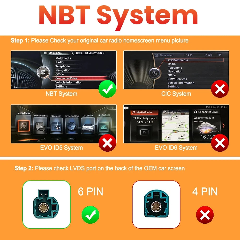 LEXXSON Wireless Carplay for BMW F10 F01 X5 E70 X3 F25 F30 F31 F20 F21 MINI NBT CIC System Android Auto OEM Integration Module