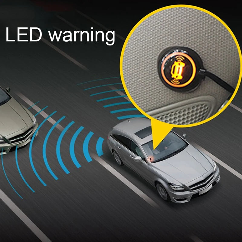 Bsm universal automotive blind spot sensor 79GHz bsd radar car dead zone Dual color light warning blind spot warning system